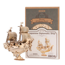 Afbeelding in Gallery-weergave laden, 3D Puzzel - Japans diplomatiek schip