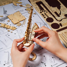 Afbeelding in Gallery-weergave laden, 3D Puzzel - Saxofoon