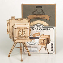 Afbeelding in Gallery-weergave laden, 3D Puzzel - Vintage Camera