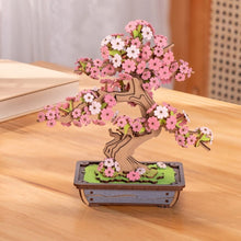 Afbeelding in Gallery-weergave laden, 3D Puzzel - Sakura Bonsai