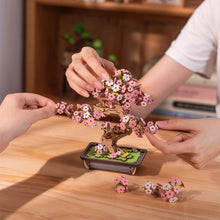 Afbeelding in Gallery-weergave laden, 3D Puzzel - Sakura Bonsai