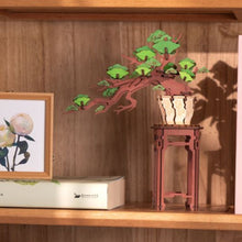Afbeelding in Gallery-weergave laden, 3D Puzzel - Altijdgroene Pijnboom Bonsai