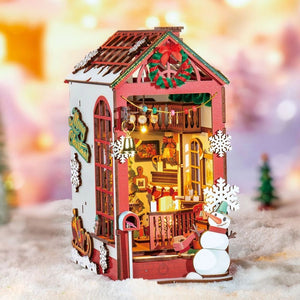 Book Nook - Kersttafereel Binnen