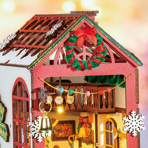 Book Nook - Kersttafereel Binnen
