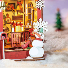 Afbeelding in Gallery-weergave laden, Book Nook - Kersttafereel Binnen