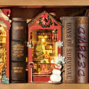 Book Nook - Kersttafereel Binnen