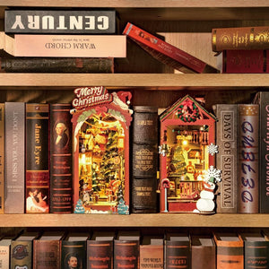 Book Nook - Kersttafereel Binnen