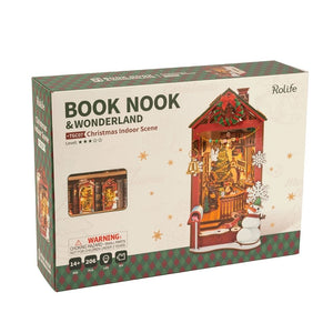 Book Nook - Kersttafereel Binnen