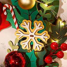 Afbeelding in Gallery-weergave laden, 3D Puzzel - Kerstkrans