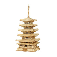 Afbeelding in Gallery-weergave laden, 3D Puzzel - Pagode met Vijf Verdiepingen