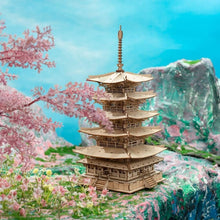 Afbeelding in Gallery-weergave laden, 3D Puzzel - Pagode met Vijf Verdiepingen