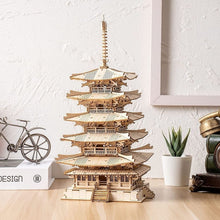 Afbeelding in Gallery-weergave laden, 3D Puzzel - Pagode met Vijf Verdiepingen