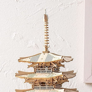 3D Puzzel - Pagode met Vijf Verdiepingen