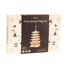 Afbeelding in Gallery-weergave laden, 3D Puzzel - Pagode met Vijf Verdiepingen