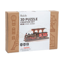 Afbeelding in Gallery-weergave laden, 3D Puzzel - Vintage Stoomtrein