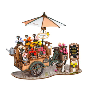 3D Puzzel - Bloemenkar