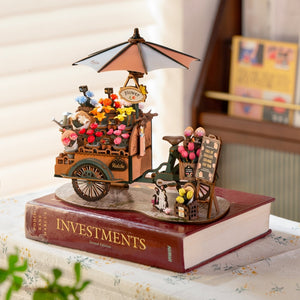 3D Puzzel - Bloemenkar