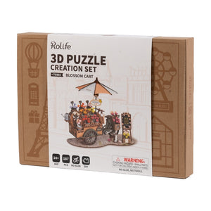 3D Puzzel - Bloemenkar