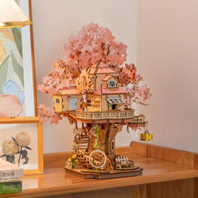 Afbeelding in Gallery-weergave laden, 3D Puzzel - Sakura Boomhuis