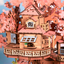 Afbeelding in Gallery-weergave laden, 3D Puzzel - Sakura Boomhuis