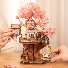 Afbeelding in Gallery-weergave laden, 3D Puzzel - Sakura Boomhuis