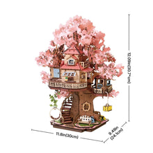 Afbeelding in Gallery-weergave laden, 3D Puzzel - Sakura Boomhuis