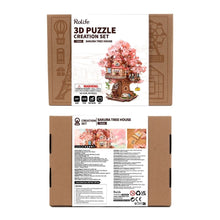 Afbeelding in Gallery-weergave laden, 3D Puzzel - Sakura Boomhuis