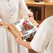 Afbeelding in Gallery-weergave laden, 3D Puzzel - Blossom boeken-kiosk