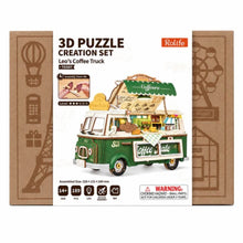 Afbeelding in Gallery-weergave laden, 3D Puzzel - Leo’s Koffiewagen