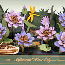 Afbeelding in Gallery-weergave laden, 3D Puzzel - Glinsterende Waterlelie