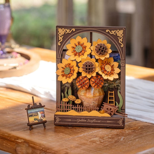 3D Puzzel - Gouden Zonnebloem