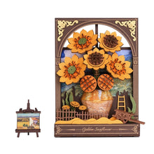 Afbeelding in Gallery-weergave laden, 3D Puzzel - Gouden Zonnebloem