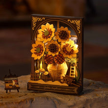 Afbeelding in Gallery-weergave laden, 3D Puzzel - Gouden Zonnebloem