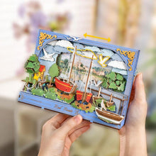 Afbeelding in Gallery-weergave laden, 3D Puzzel - Rode Boten