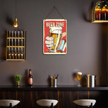Afbeelding in Gallery-weergave laden, Schilderen op Nummer Metalen Poster - Bierzone