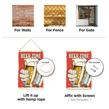 Afbeelding in Gallery-weergave laden, Schilderen op Nummer Metalen Poster - Bierzone