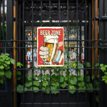 Afbeelding in Gallery-weergave laden, Schilderen op Nummer Metalen Poster - Bierzone