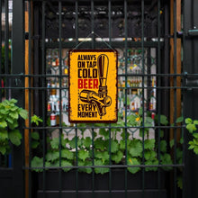 Afbeelding in Gallery-weergave laden, Schilderen op Nummer Metalen Poster - Koud Bier Geel