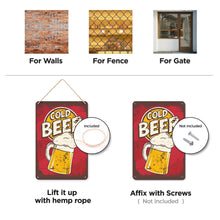 Afbeelding in Gallery-weergave laden, Schilderen op Nummer Metalen Poster - Koude Bierpul