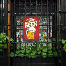 Afbeelding in Gallery-weergave laden, Schilderen op Nummer Metalen Poster - Koude Bierpul