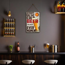 Afbeelding in Gallery-weergave laden, Schilderen op Nummer Metalen Poster - Koud Bier Glas Vintage