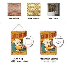 Afbeelding in Gallery-weergave laden, Schilderen op Nummer Metalen Poster - Koud Bier voor het Diner