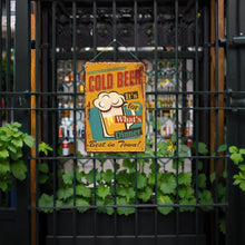 Afbeelding in Gallery-weergave laden, Schilderen op Nummer Metalen Poster - Koud Bier voor het Diner