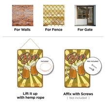 Afbeelding in Gallery-weergave laden, Schilderen op Nummer Metalen Poster - Vers Bier Twee Pullen