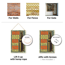 Afbeelding in Gallery-weergave laden, Schilderen op Nummer Metalen Poster - Goed Bier met Goede Vrienden