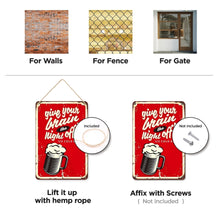 Afbeelding in Gallery-weergave laden, Schilderen op Nummer Metalen Poster - Gun je brein een avond vrijaf