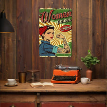 Afbeelding in Gallery-weergave laden, Schilderen op Nummer Metalen Poster - Vrouwenpower