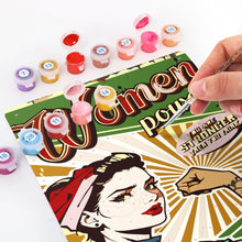 Afbeelding in Gallery-weergave laden, Schilderen op Nummer Metalen Poster - Vrouwenpower