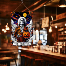 Afbeelding in Gallery-weergave laden, Schilderen op Nummer Metalen Poster - De Grappenmaker Oranje Strepen