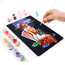 Afbeelding in Gallery-weergave laden, Schilderen op Nummer Metalen Poster - Glamour van Las Vegas